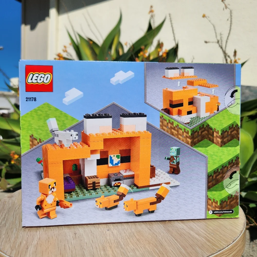 NEW LEGO MINECRAFT Fox Lodge House 21178 Drowned Zombie SEALED